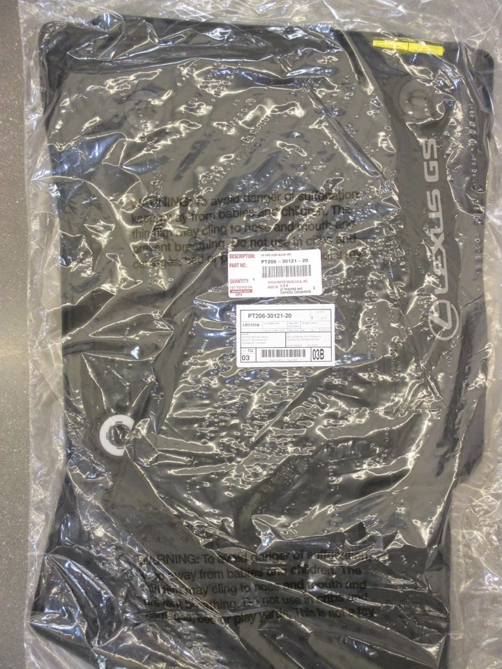 JUEGO DE ALFOMBRILLAS PARA TODO CLIMA LEXUS OEM FACTORY 2013-2020 GS350 (SOLO AWD) Foto 1 de 1