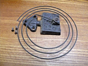 VINTAGE WALL CLOCK GONG w/ HARDWARE - Picture 1 of 3