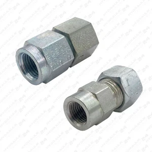 Hydraulik Manometer Anschluß Verschraubung | IG - AG - 1/4" | 6L, 8L, 10L & 12L  - Bild 1 von 3