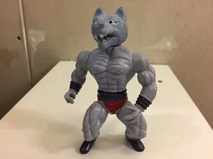 GALAXY HEROES Muscle Warriors 1985 ANUBI wolf purple motu ko bootleg RARE - Picture 1 of 9