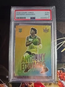 2020-21 Court Kings Anthony Edwards livello IV 4 Rookie SSP Lupi - Foto 1 di 2