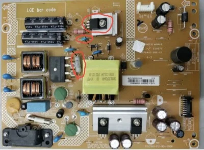 KIT RIPARAZIONE PSU  TV LG  Mod. 28MT42VF-PZ 715G7801-P01-W04-0H2H - Image 1 of 4