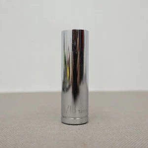 Unbranded 9/16in Deep Socket 6 Point 3.8in Drive Chrome - Imagen 1 de 3
