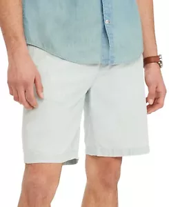 Tommy Hilfiger Men's Chambray Tommy 9" Shorts Blue Size 36 MSRP $60 - Picture 1 of 2