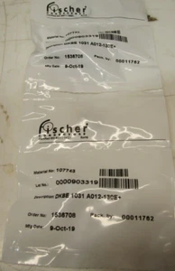FISCHER STECKER DKBE-1031-A012-130E + 12-POLIGER STECKER - Bild 1 von 3
