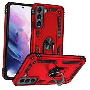 Military Grade Drop Impact for Samsung Galaxy S22 Case Galaxy S22 5G Case Red - Picture 1 of 8