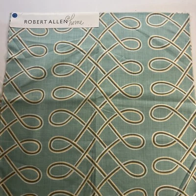 ROBERT ALLEN 3 Piece Fabric SquaresAbstract Scroll Upholstery 26”x26” 3 Colors - Image 1 of 4