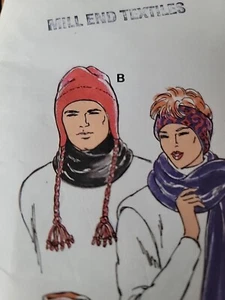 Kwik Sew 2356 Vintage Adult Hats & Winter Wear Pattern Cut Verified - Picture 1 of 6