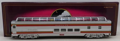 MTH 20-6770 O Gauge Santa Fe Full Length Vista Dome Car #513 EX/Box - Image 1 of 4