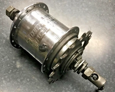 STURMEY ARCHER AW 3 GANG NABE MAI 1986 36 LOCH MIT 19 ZÄHNEN RITZEL + TOG / KETTE - Bild 1 von 4