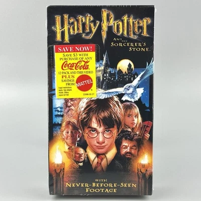 Harry Potter And the Sorcerer's Stone (VHS, 2001) Never-Before-Seen Footage NEW - Image 1 of 4