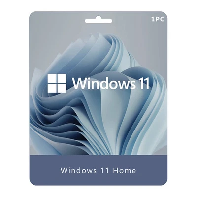 Genuine Microsoft Windows 11 Home 64-Bit Full Version License Key Card - Image 1 of 4