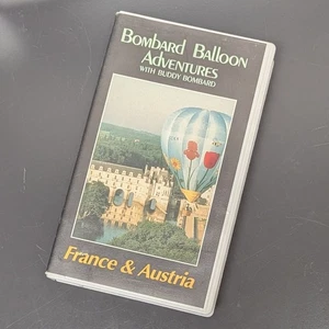 Bombard Balloon Adventures France & Austria European Travel VHS Tape - Imagen 1 de 3