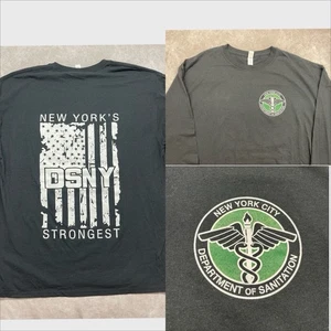 DSNY New York City Sanitation "New York's Strongest" Langarm T-Shirt XL selten - Bild 1 von 7