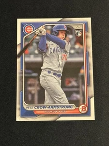 2024 Bowman Pete Crow-Armstrong RC Base #85 - Picture 1 of 2