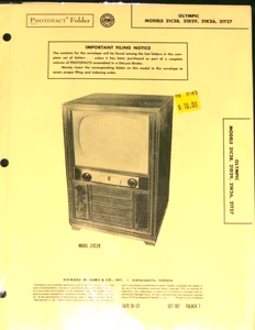 Sam's Photofact Folder, Set 182 Folder 7, 10-52, Olympic, NF - Bild 1 von 1