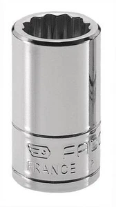 Facom R.7/16E 1/4" Vierkant OGV 12 Punkt Steckschlüssel - 7/16" AF - Bild 1 von 1