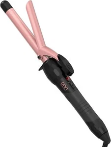 Curling Wand Ceramica 19mm Doppia Tensione, Temperatura Regolabile Hair Styler Professionale - Foto 1 di 7