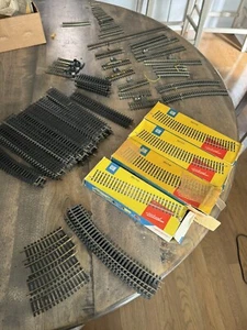 Fleischmann Ho Track Lot/Engine, Cars, Controller-Vintage Some New In Box - Picture 1 of 24