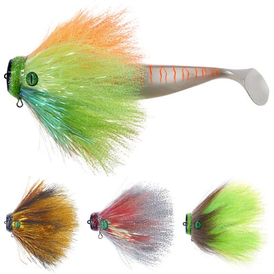 Balzer Shirasu Magic Fibre Lure 7cm 10cm 12cm SS Mouse Maus Kopf für Gummifisch - Bild 1 von 4