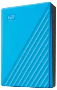 My Passport USB 3.2 Gen 1 Portable Hard Drive, 6TB Blue - WDBR9S0060BBL-WESN - Picture 1 of 4