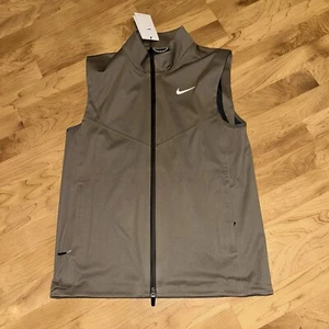 Nike Men’s Storm-Fit ADV Full-Zip Golf Vest Olive Grey DR9702-040 Size Small - Picture 1 of 5