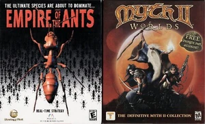 Myth II Worlds  & Empire of the Ants Pc Both New Big Boxes XP - Picture 1 of 6