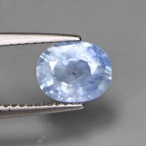 1,93 kt NoHeat natürlicher Saphir 8 x 6,5 Ovalschliff blau Ceylon _ lose Edelsteine - Bild 1 von 5