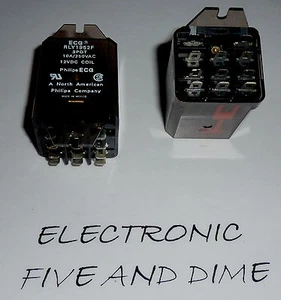 RLY1952F  ECG 3PDT  10A/250VAC 12VDC COIL - Picture 1 of 1