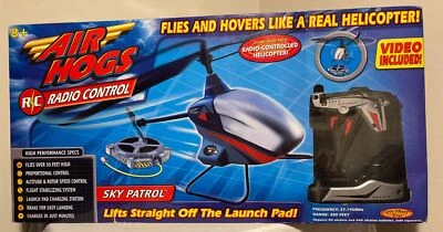 AIR HOGS Sky Patrol R/C Helicopter Spin Master NEW - 27.145 MHz  2002 - Image 1 of 4
