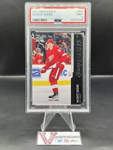 21/22 UD Series 2 - MORITZ SEIDER YOUNG GUNS #469 PSA 9 Mint Detroit Red Wings - Picture 1 of 4