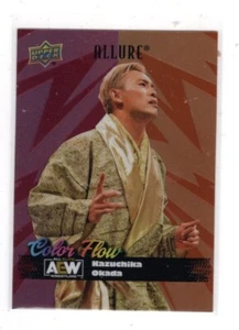 2024 Upper Deck AEW Allure Color Flow Red Orange Kazuchika Okada Card #CF-10 - Picture 1 of 1