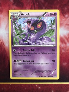 Pokemon Card Arbok Xy Base #48/146