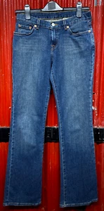 Vintage Lucky Brand Dungarees Womens Jeans Mid Rise Flare Reg Length Size 4/27 - Picture 1 of 13