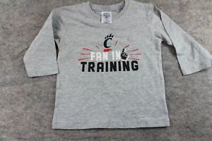Rivalry Threads Shirts 3T Toddler Gray Cincinnati Fan In Training Bearcats NWOT