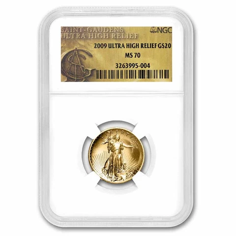 2009 Ultra High Relief Double Eagle MS-70 NGC (St Gaudens Label) - SKU#52524 Cover