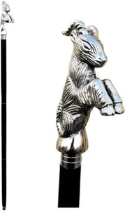 Kangaroo Head Handle New Design Antique Wooden Walking Stick Handmade - Picture 1 of 6