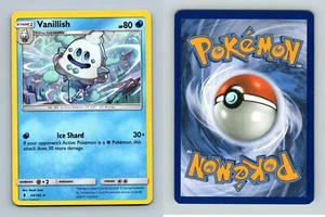 Vanillish #34/145 Sun & Moon Guardians Rising Uncommon Pokemon 2017 TCG Card - Picture 1 of 1