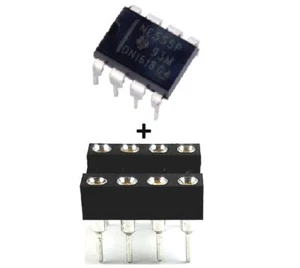 1PCS NE555P NE555 555 + Socket Single Precision Timer - New IC - Picture 1 of 12