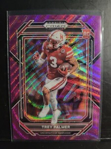 2023 Panini Prizm Draft Picks Purple Wave Prizm #200 Trey Palmer RC Mint!!!