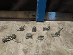 LOTE DE 7 MARCADORES DE JUEGO MONOPOLY ORIGINALES DE COLECCIÓN (NUEVOS) - Imagen 1 de 2