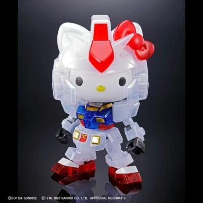Hello Kitty & RX-78-2 Gundam SD EX-STANDARD Clear Color Event Limited Edition - Image 1 of 4