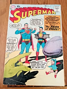 Superman #135 VINTAGE 1960 DC Comics The Trio of Steel. VG - Picture 1 of 3