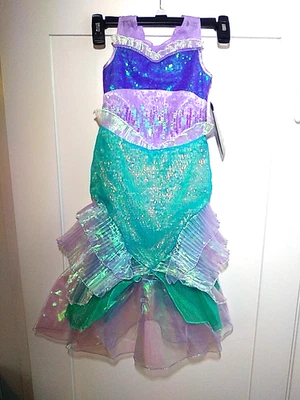 Disney Store Little Mermaid Limited Edition Costume Dress Girls Size 4- NEW - Image 1 of 4