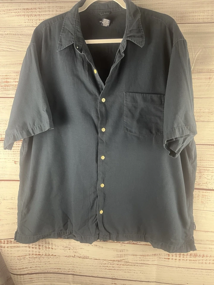 Structure Shirt Men's XXL Blue Short Sleeve Casual 100% Cotton - Image 1 of 4