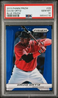Prizm David Ortiz 2013 Blue Prizm #29 gema como nueva PSA 10 Red Sox Hof Foto 1 de 2