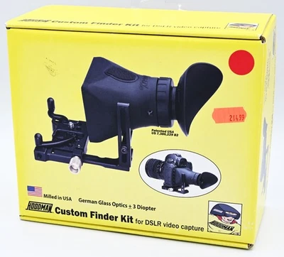 Hoodman Custom Finder Kit - HCFN for Nikon 3.2" LCD, Canon & Sony 3.0" - Image 1 of 4