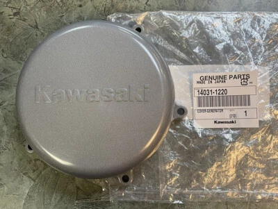 Cubierta del generador Kawasaki KX500 1983-2004 cubierta del volante original OEM 14031-1220 Foto 1 de 3