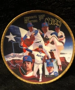 Sports Impressions 1992 Nolan Ryan "No-Hitter Man" 4" Sammlerteller - Bild 1 von 4