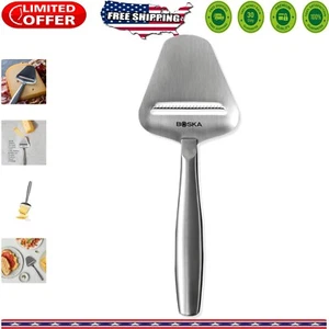 Elegant Stainless Steel Cheese Slicer - Multi-Functional & Dishwasher Safe - Picture 1 of 12